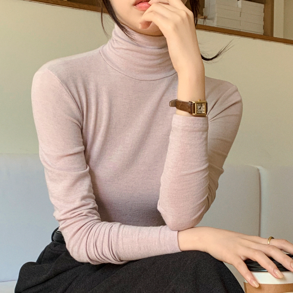 [울함유] 울 폴라 티셔츠 ts4762 제품 이미지