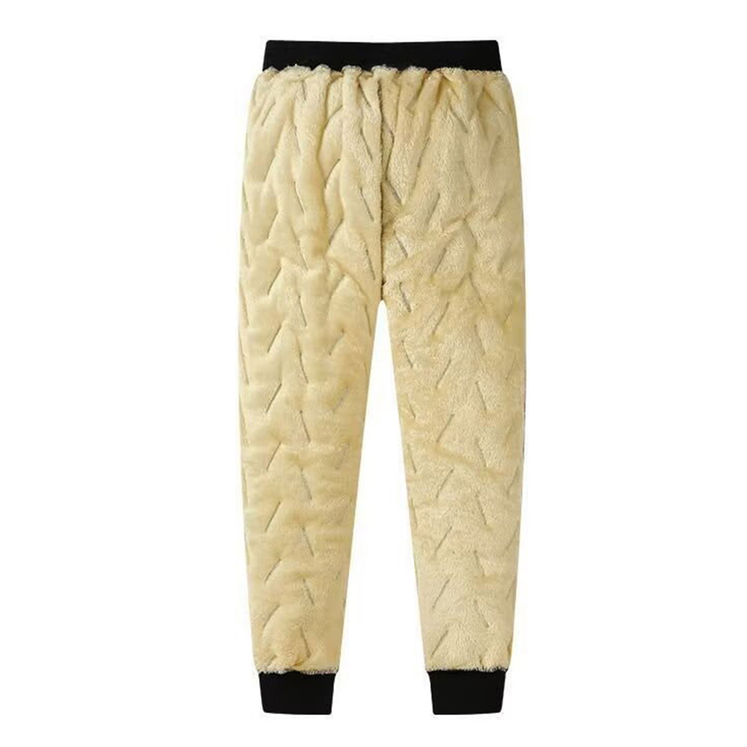 남자 기모 안감 바지 두꺼운 겨울 밴딩 조거 팬츠 빅사이즈 XL 3XL 5XL 이미지 6