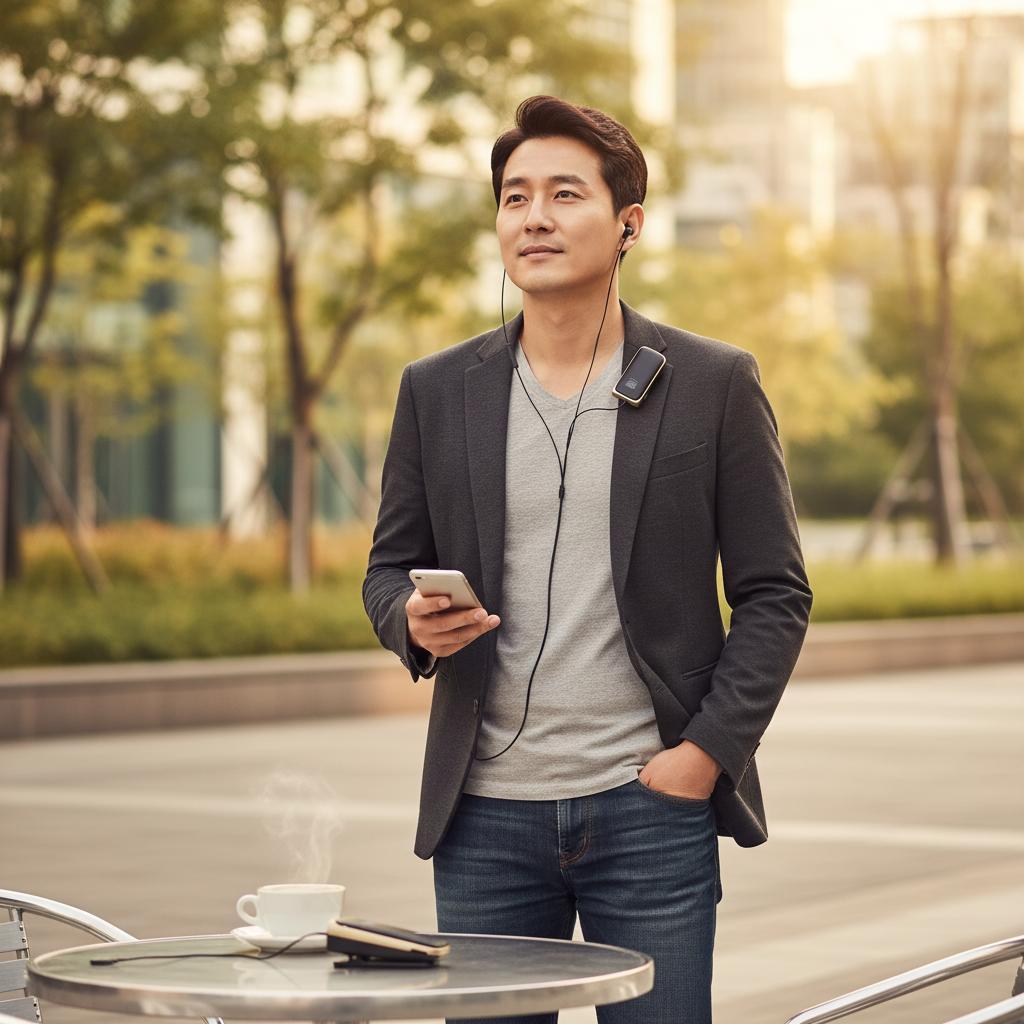 클립온 롤러블 블루투스이어폰 - 상품 이미지