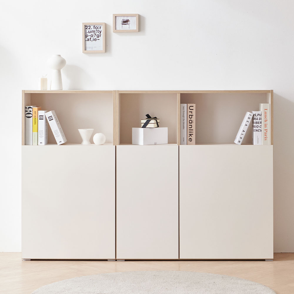 버디 전면 거실 수납 3단 책장 믹스형 600 이미지 7