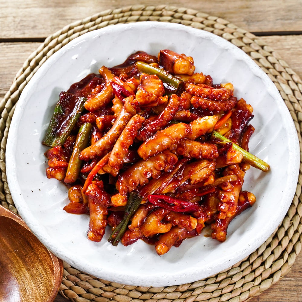 착한낙지 낙지볶음 매운 맛집 홈쇼핑 밀키트 135g, 6팩 이미지 2