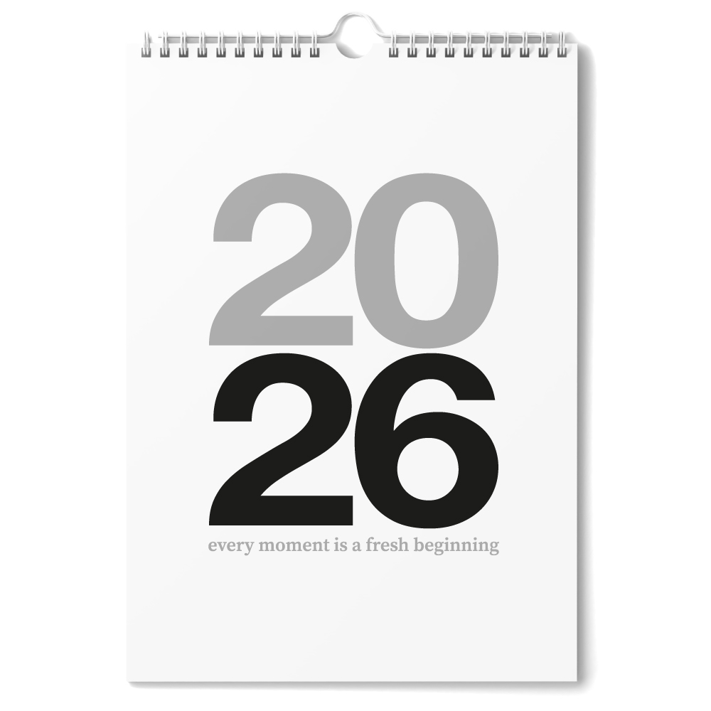 알루이 2026년 달력 심플 레트로달력, 1개 - 상품 이미지