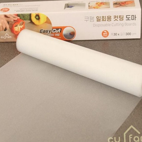 휴대용 일회용 컷팅 도마 캠핑용 위생 롤 도마 식품용 주방 - 메인 이미지