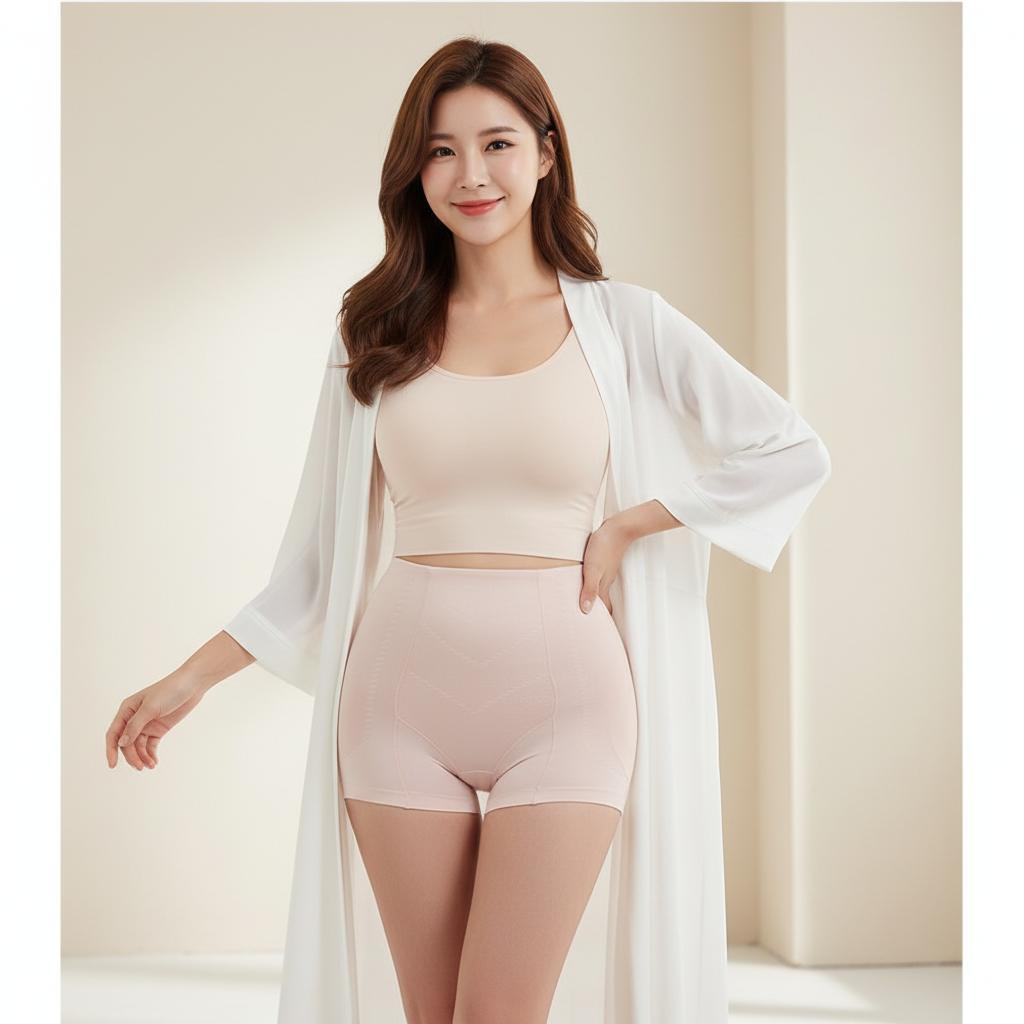 여성 골반뽕 보정 속옷 힙업 언데웨어 거들 복부 바지 거들뽕 팬티 똥배 압박 사각 여름 - 상품 이미지
