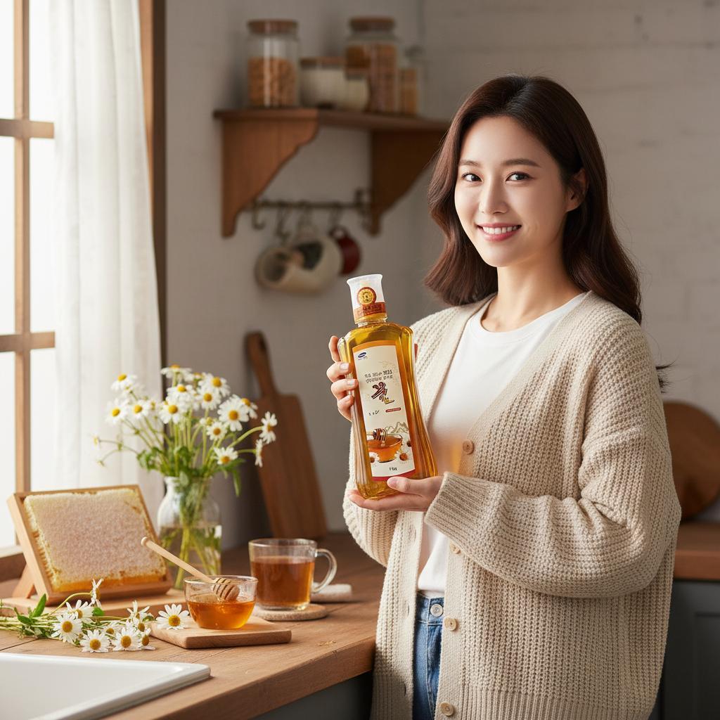 허니팜 잡화꿀 벌꿀 1kg - 메인 이미지