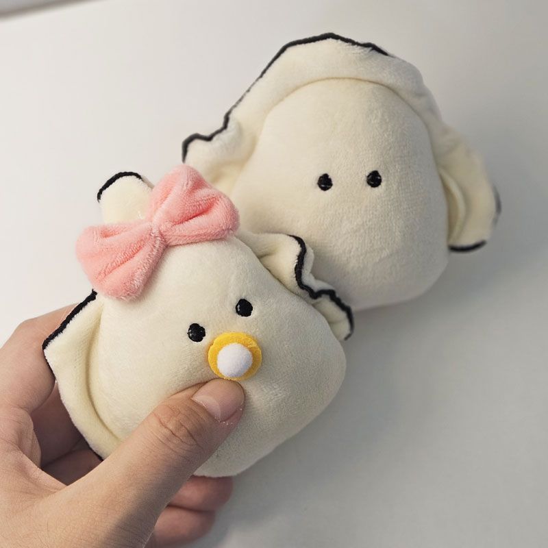 굴 인형 키링 아기 오이스터 키홀더 캐릭터 모찌 열쇠고리 백꾸