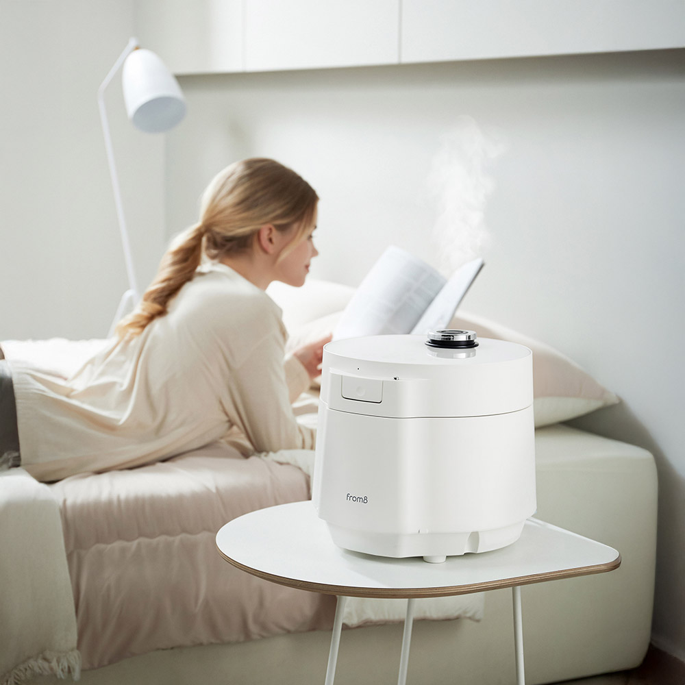 프롬비 100도 아기 가열식가습기 대용량 저소음 FD233 화이트