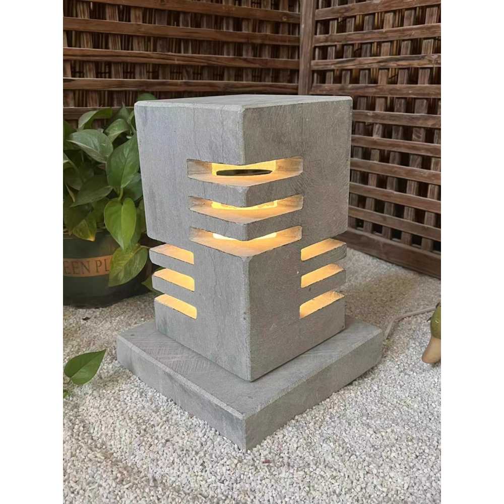 석탑 석등 정원 장식 조경용 전통 석조 인테리어용 높이 40cm - 상품 이미지