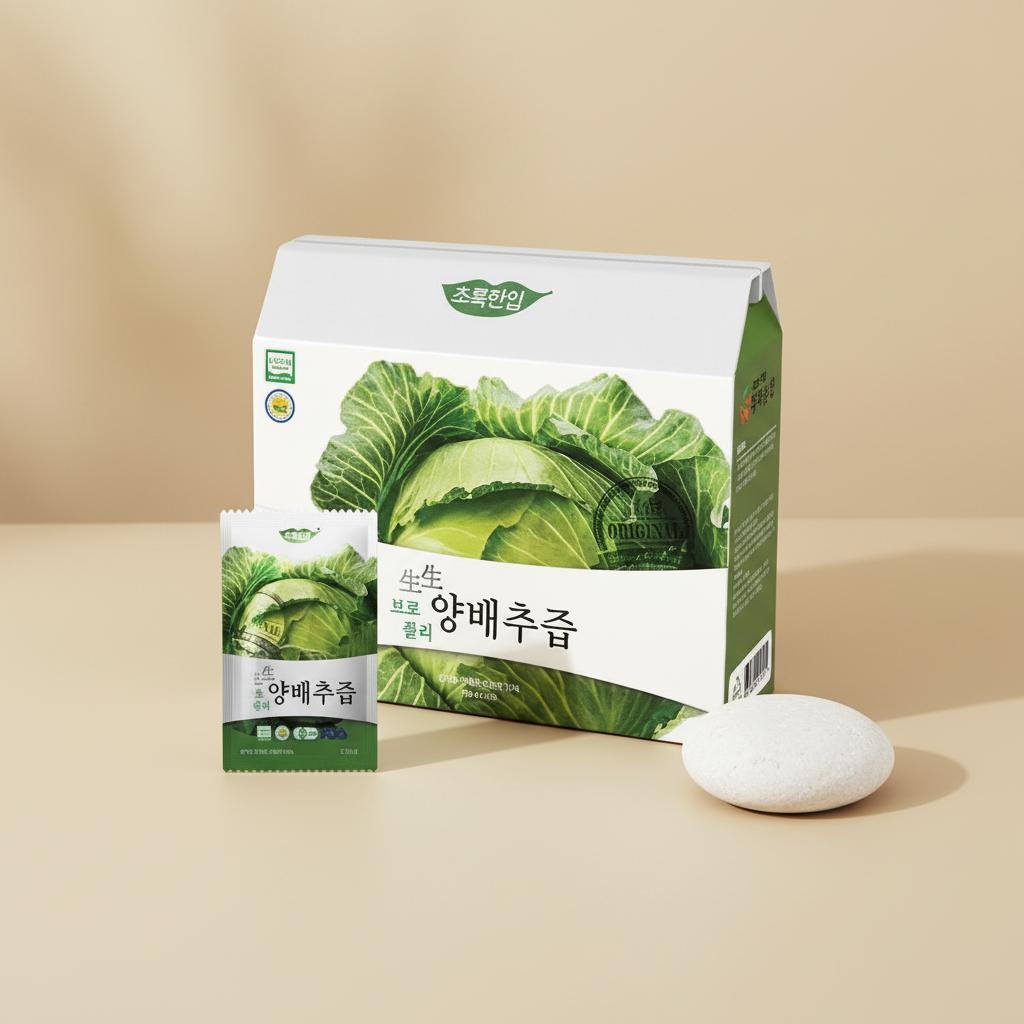 브로콜리 양배추즙(국내산) 110ml 30포 - 상품 이미지