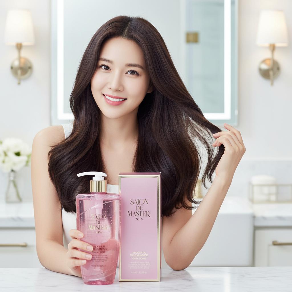살롱드 마스터 헤어샴푸 400ml x 1개 두피 모발 동시케어 영양샴푸 - 상품 이미지