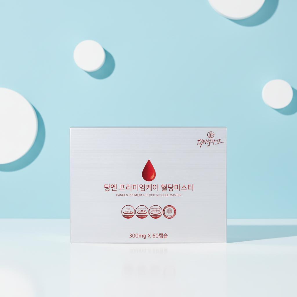 당엔 프리미엄케이 혈당마스터 1박스 (60캡슐) - 메인 이미지