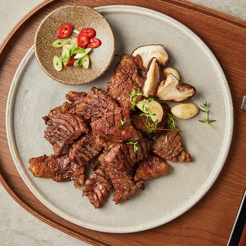 [우리 한돈] 남양주 40년맛집 양념 돼지갈비 밀키트 장우가든 한돈양념구이 600g, 1개 - 상세 이미지 4