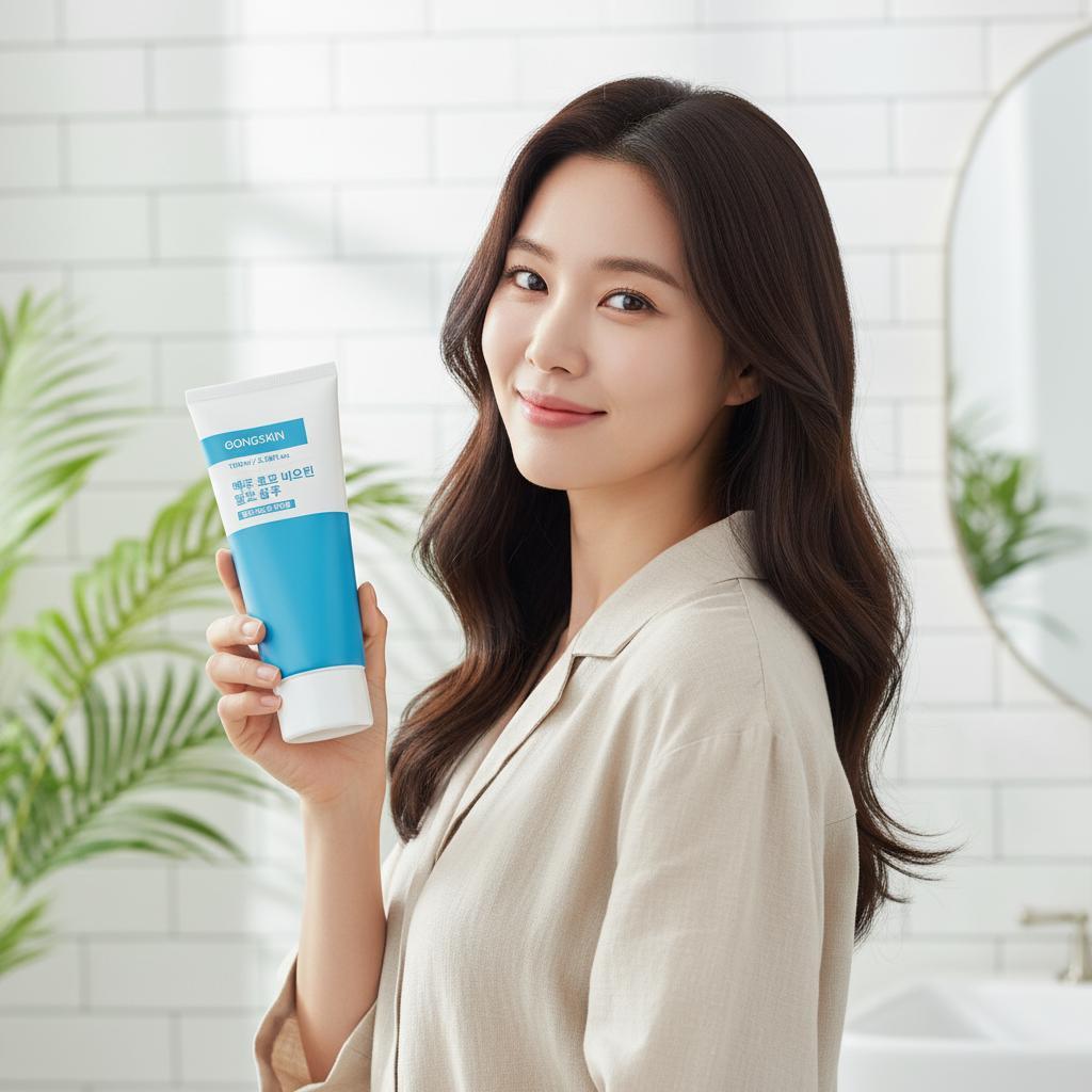 공스킨 맥주 효모 비오틴 탈모 샴푸 100ml x 1개 탈모증상완화 모발강화 - 상품 이미지