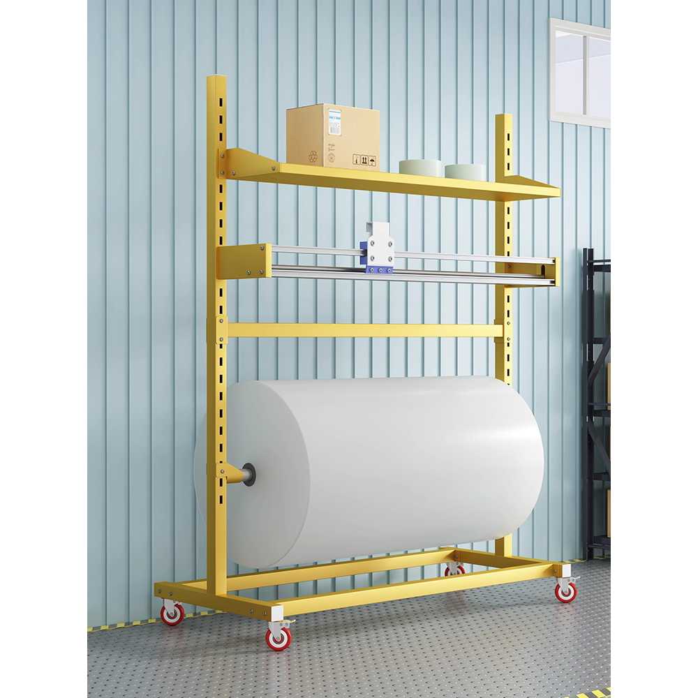 포장용 에어캡 거치대 뽁뽁이 롤정리 다용도 스탠드 단일축 단날 120x60x160cm - 상세 이미지 4