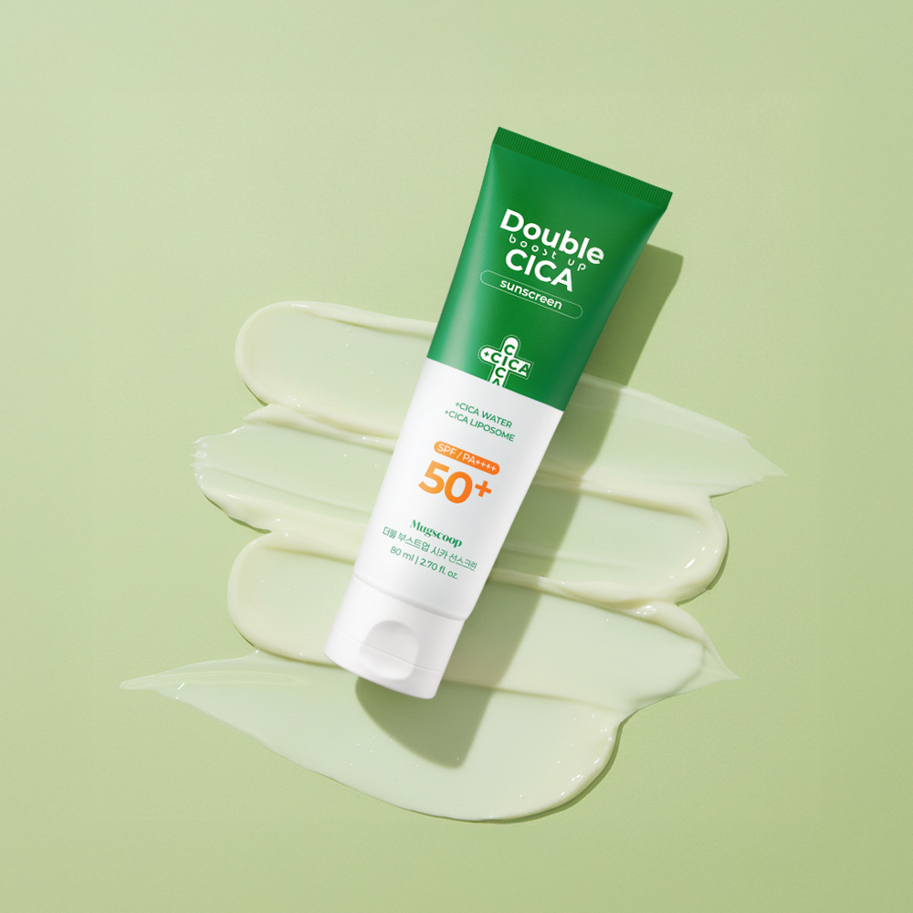 머그스쿱 더블 부스트업 시카 수분 진정 선크림 80ml SPF50+ PA++++ - 상세 이미지 4
