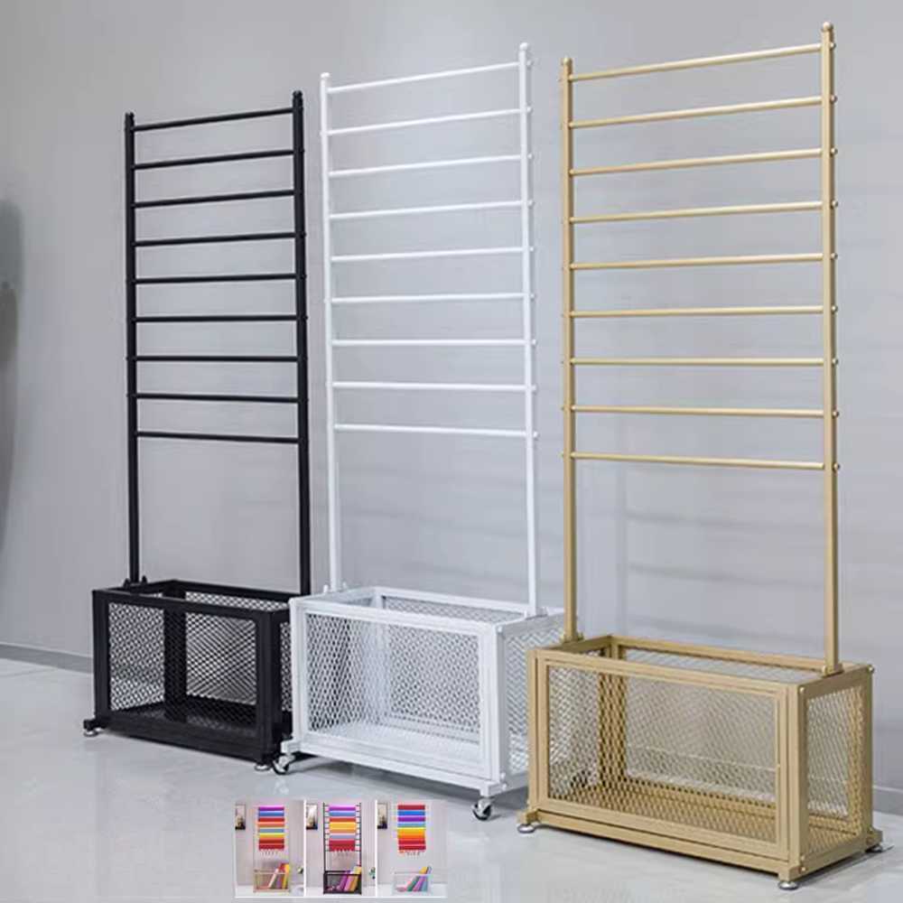 작업용 리본 거치대 포장지 보관 인테리어 진열대 화이트 70x170cm - 상세 이미지 3