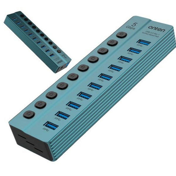 초고속 usb 멀티 허브 게이밍 usb 10 포트 허브 데이터 - 상품 이미지