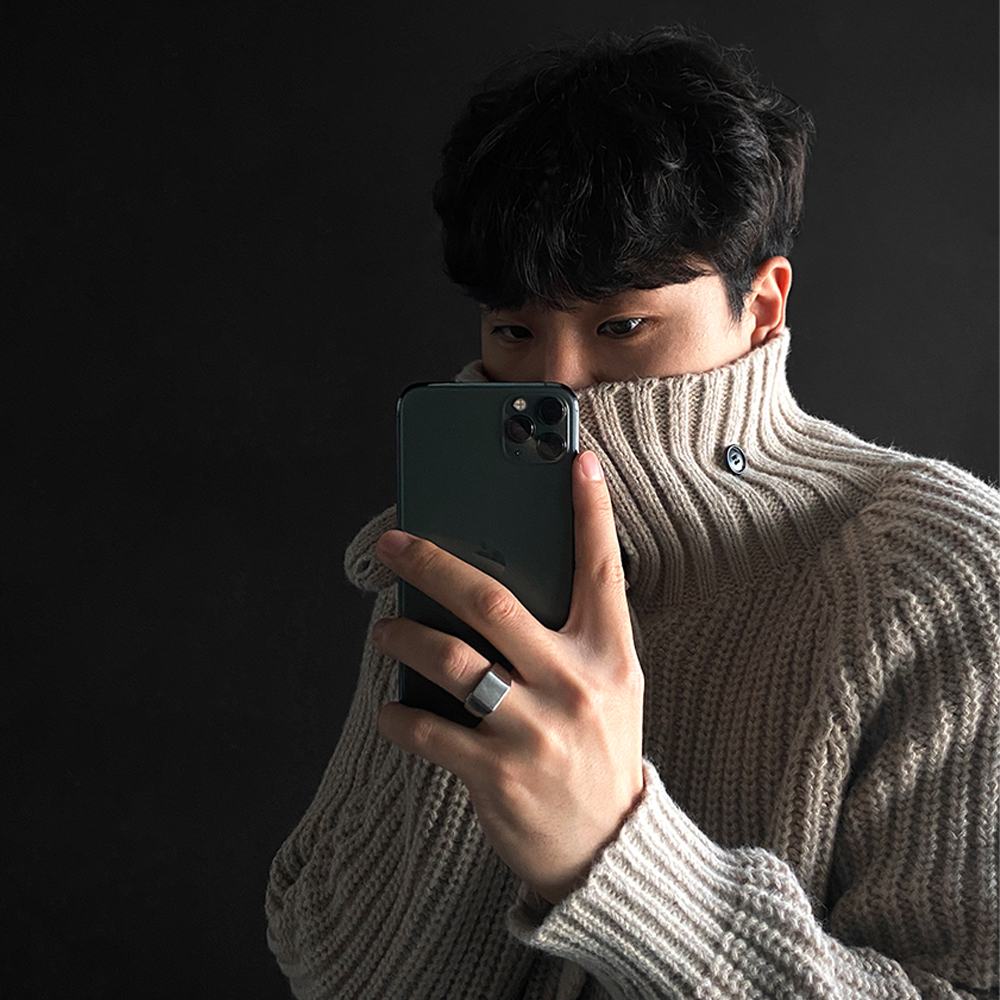 남성겨울가디건 남자니트가디건 - 메인 이미지