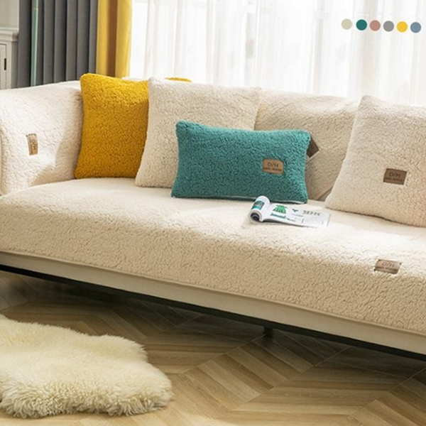 도톰한 겨울 소파 패드 극세사 거실 소파 패드 3인용 4인용