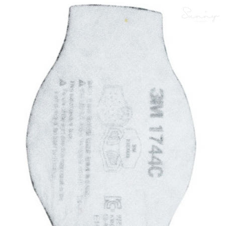 3M 방독마스크 방진필터 1744C 단품 마스크리필용 일반방독면 지니샵