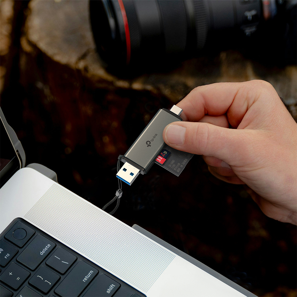 티피링크 UA430D 카드리더기 USB 3.0 USB C/A to SD card 이미지 3