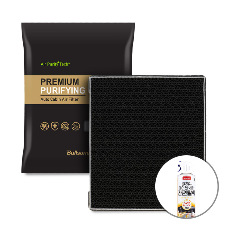 [호환][불스원]프리미엄 공기청정 활성탄 자동차 차량용 에어컨필터 01