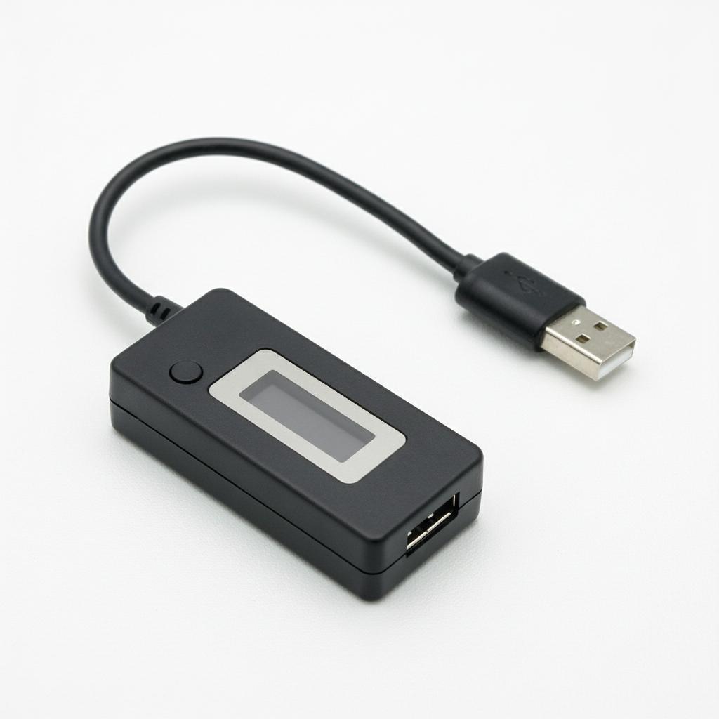 USB 테스터기 전류 전압측정 20cm 테스터기 - 메인 이미지