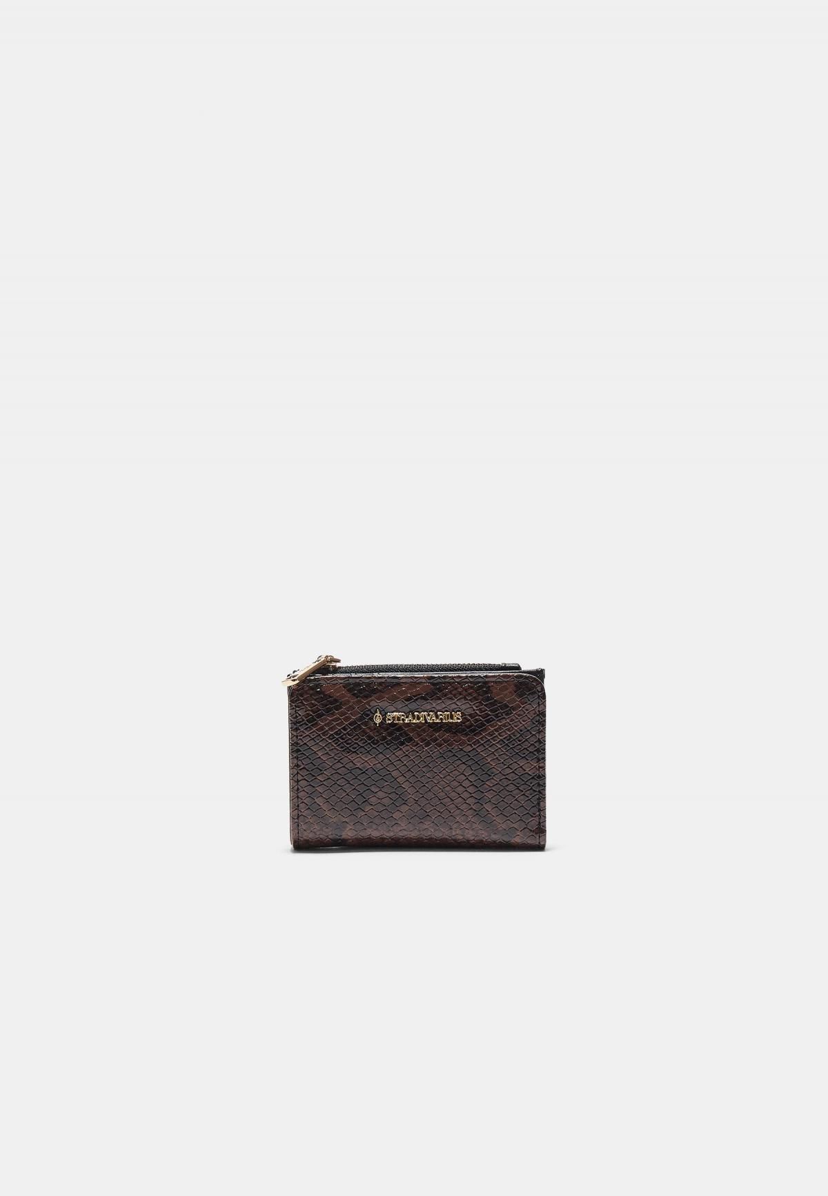 스트라디바리우스 애니멀 프린트 미니 카드지갑 0561/918 BROWN - 메인 이미지