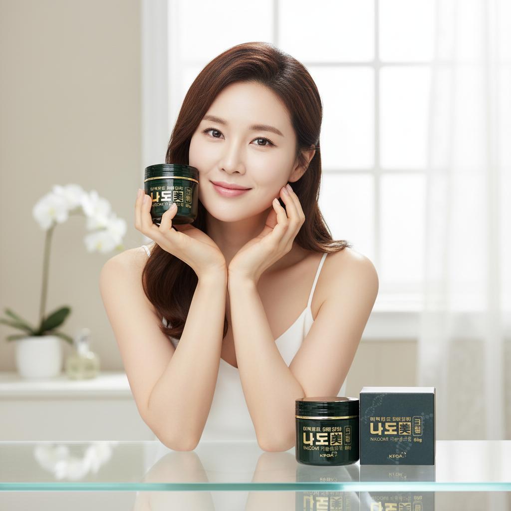 나도미 기능성 미백화장품 80ml 기미 잡티 검버섯 영양크림 미백크림 - 메인 이미지