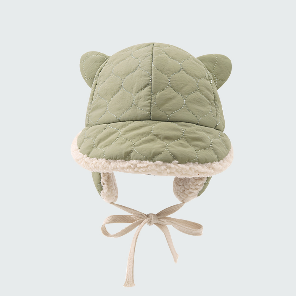 유아 아동 어린이 키즈 여아 토들러 남아 방한 패딩 뽀글이 군밤 겨울 털 귀달이 모자 - 상세 이미지 4