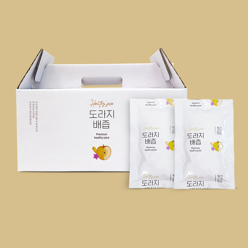 늘초담 도라지배즙 90ml 30포 배 도라지청 약도라지 진액 맥문동 수세미 생강 어른 아기 - 상세 이미지 4