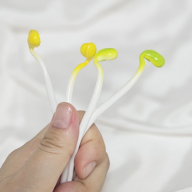 콩나물 장식 미니어처 재료 채소 소품 가짜 야채 모형 데코 꾸미기 - 상세 이미지 2