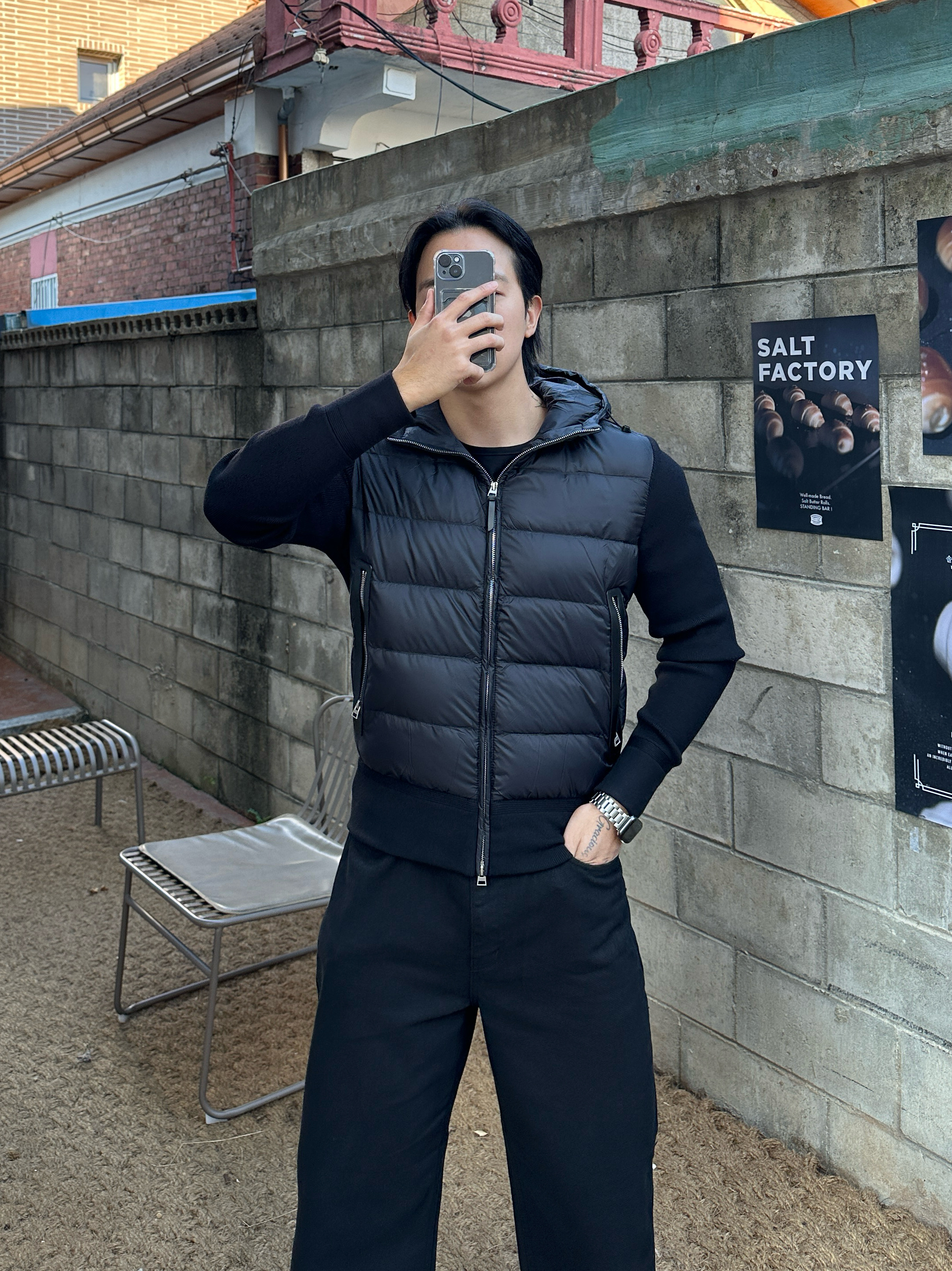 남자니트패딩 경량패딩 덕다운 남자겨울점퍼 이미지 7