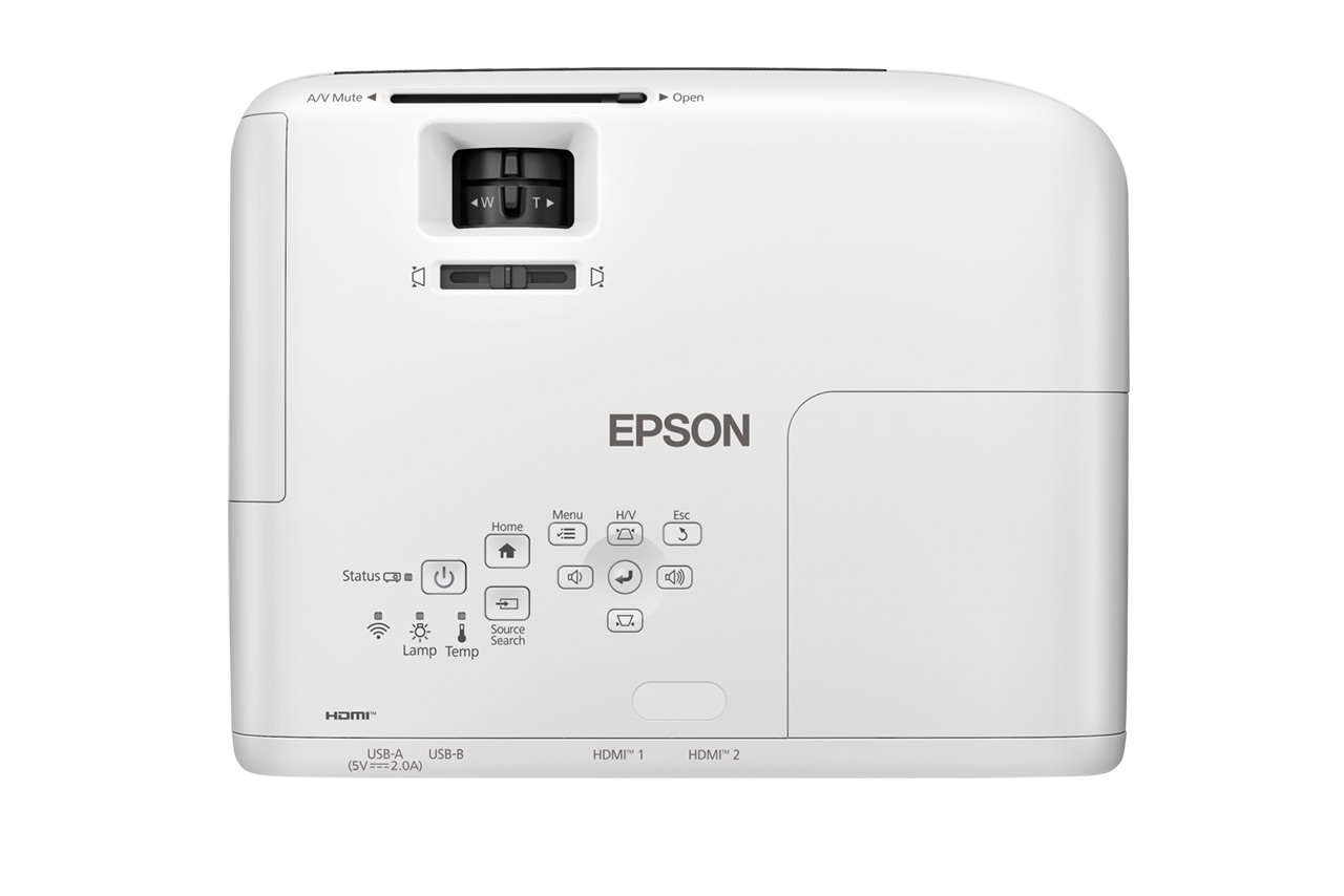 엡손 빔프로젝터 EB-W55 4000안시 LCD 회의실 거실 티비 학원 천장 강의용 - 상세 이미지 3