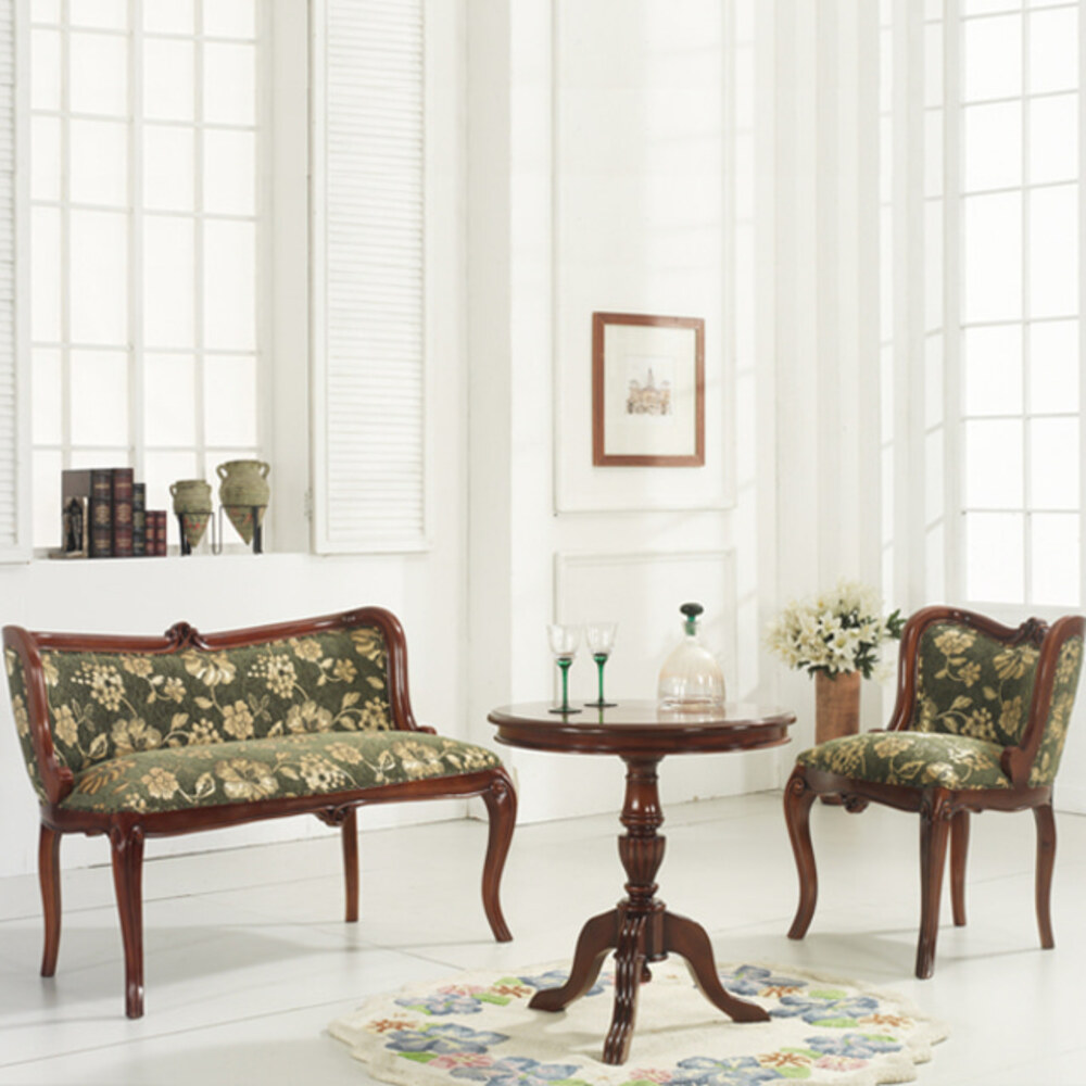 까사홈 라베 엔틱 패브릭 2인소파