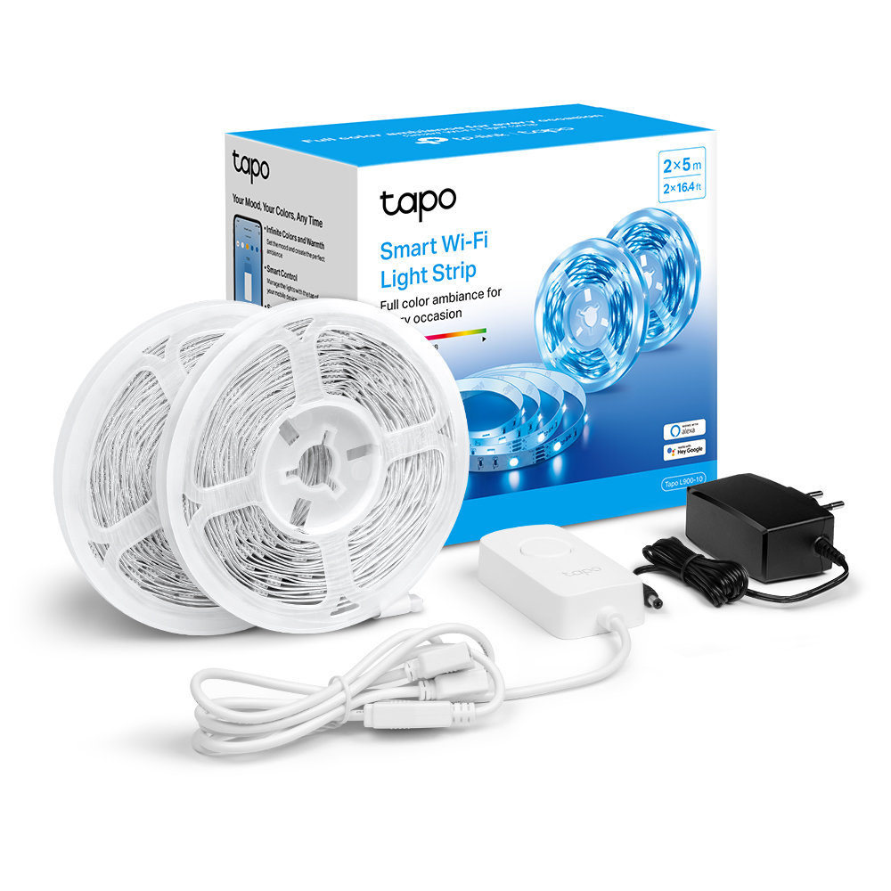 티피링크 Tapo L900-10 스마트 LED 원격제어 구글홈 라이트 스트립 붙이는 줄조명 1600만컬러 10m - 상세 이미지 3