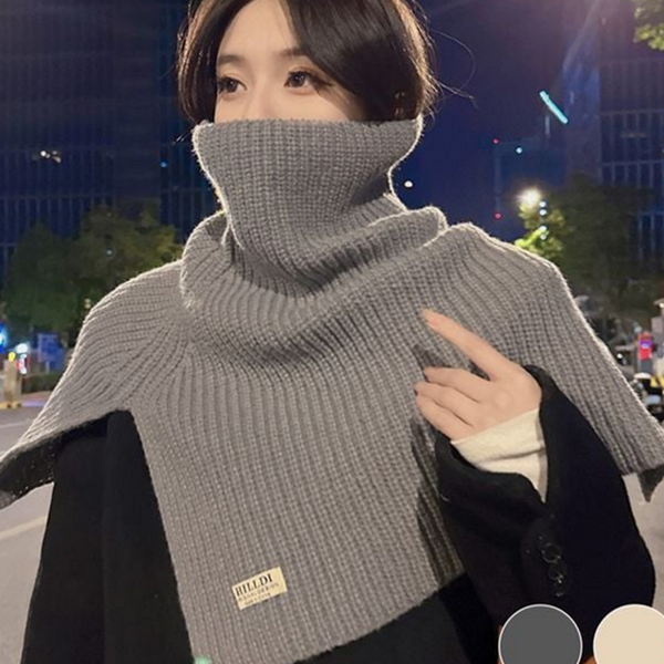 하이넥 여성 목 워머 골지 여성 워머 데일리 겨울 - 상품 이미지