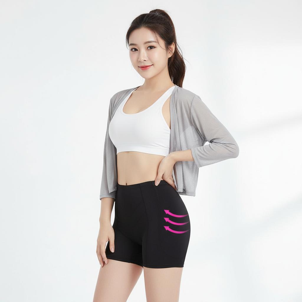 여자 속옷 골반업 뽕 거들 바지속 속바지 언더웨어 거들뽕 팬티 똥배 복부 보정 힙업 - 상품 이미지