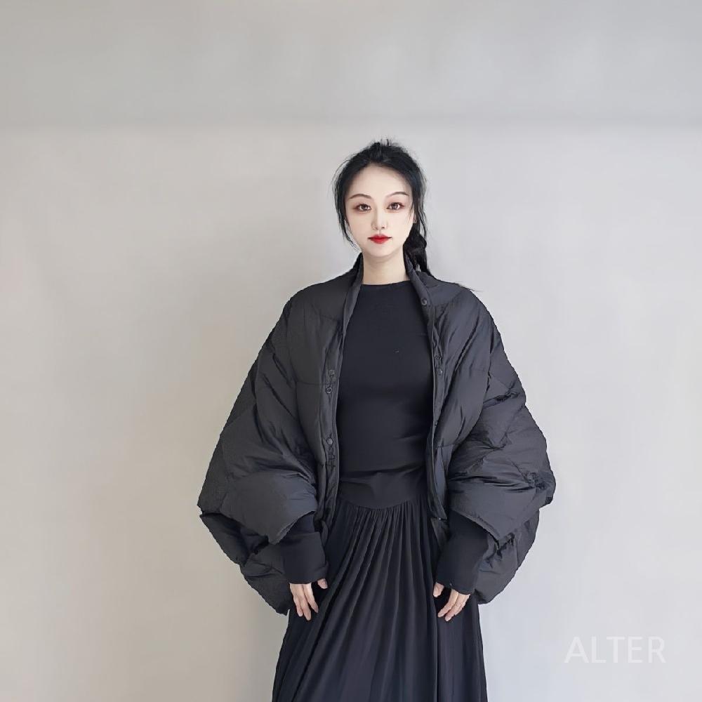 패딩담요 입는 담요 오리털 똑딱이 캠핑 경량 덕다운 블랙 95x140cm - 상세 이미지 3