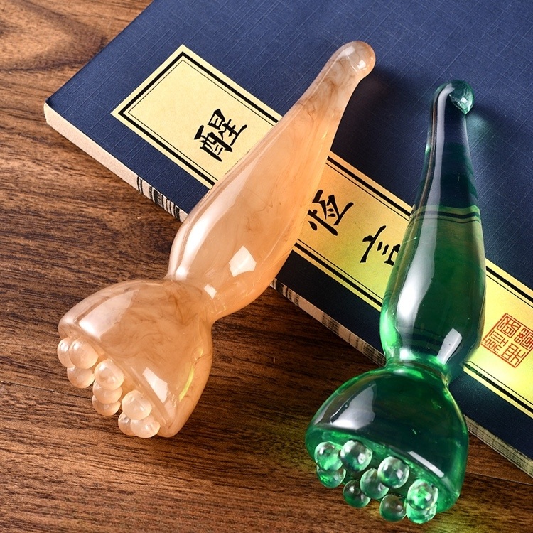연꽃 괄사 마사지 머리 스크래핑 안마기 눈 관리 마사지기 완화 긁개 빗 경추 도구 남성 - 상세 이미지 4