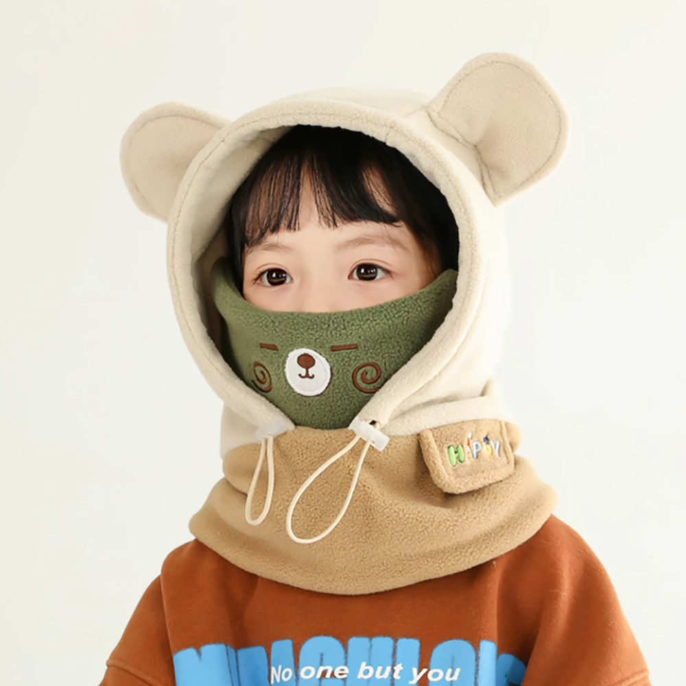아동 어린이 키즈 유아 초등 학생 남아 여아 주니어 겨울 방한 모자 마스크 바라클라바 - 상세 이미지 5