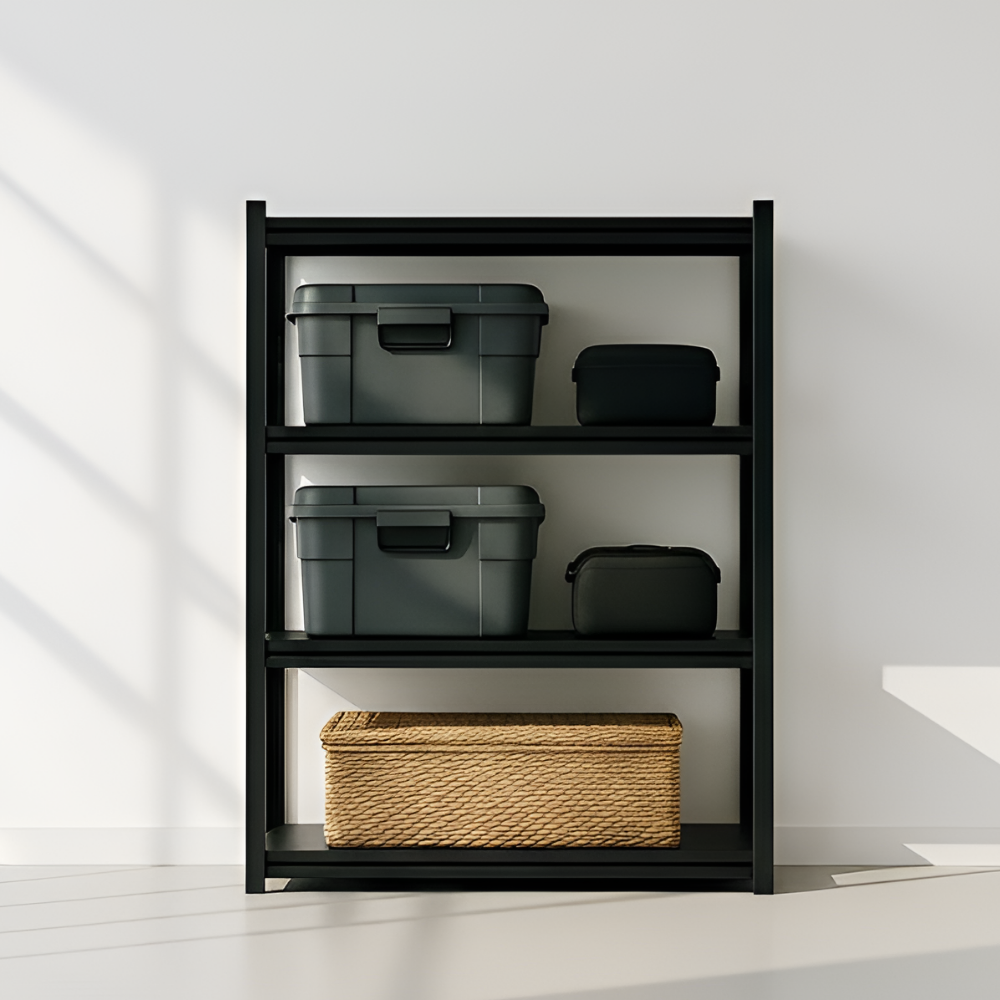 수납선반 스텐 선반 철제 다용도 랙 팬트리 시스템 모듈 선반장 600 4단