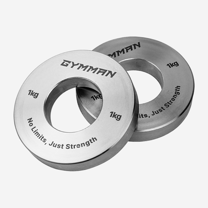 GYMMAN 짐맨 핀포인트 플레이트 경량원판 하드크롬 1kg, 2개 - 상품 이미지