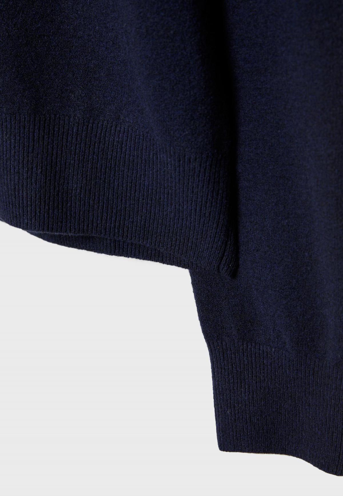 스트라디바리우스 소프트 베이직 라운드넥 니트 스웨터 5035/410 NAVY BLUE - 상세 이미지 2