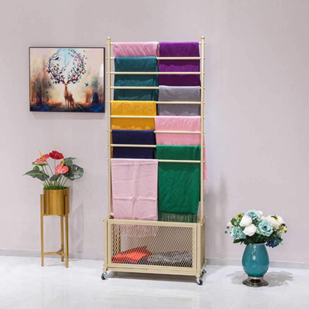 작업용 리본 거치대 포장지 보관 인테리어 진열대 화이트 70x170cm - 상세 이미지 4
