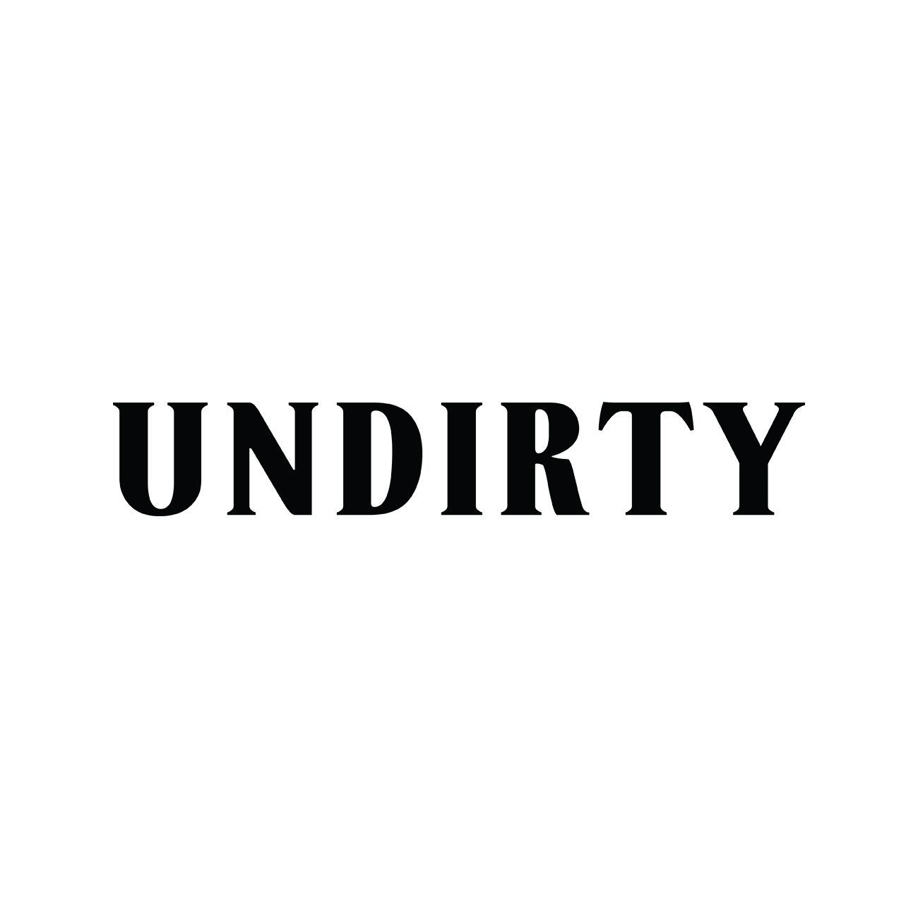 UNDIRTY 언더티 스토어 로고