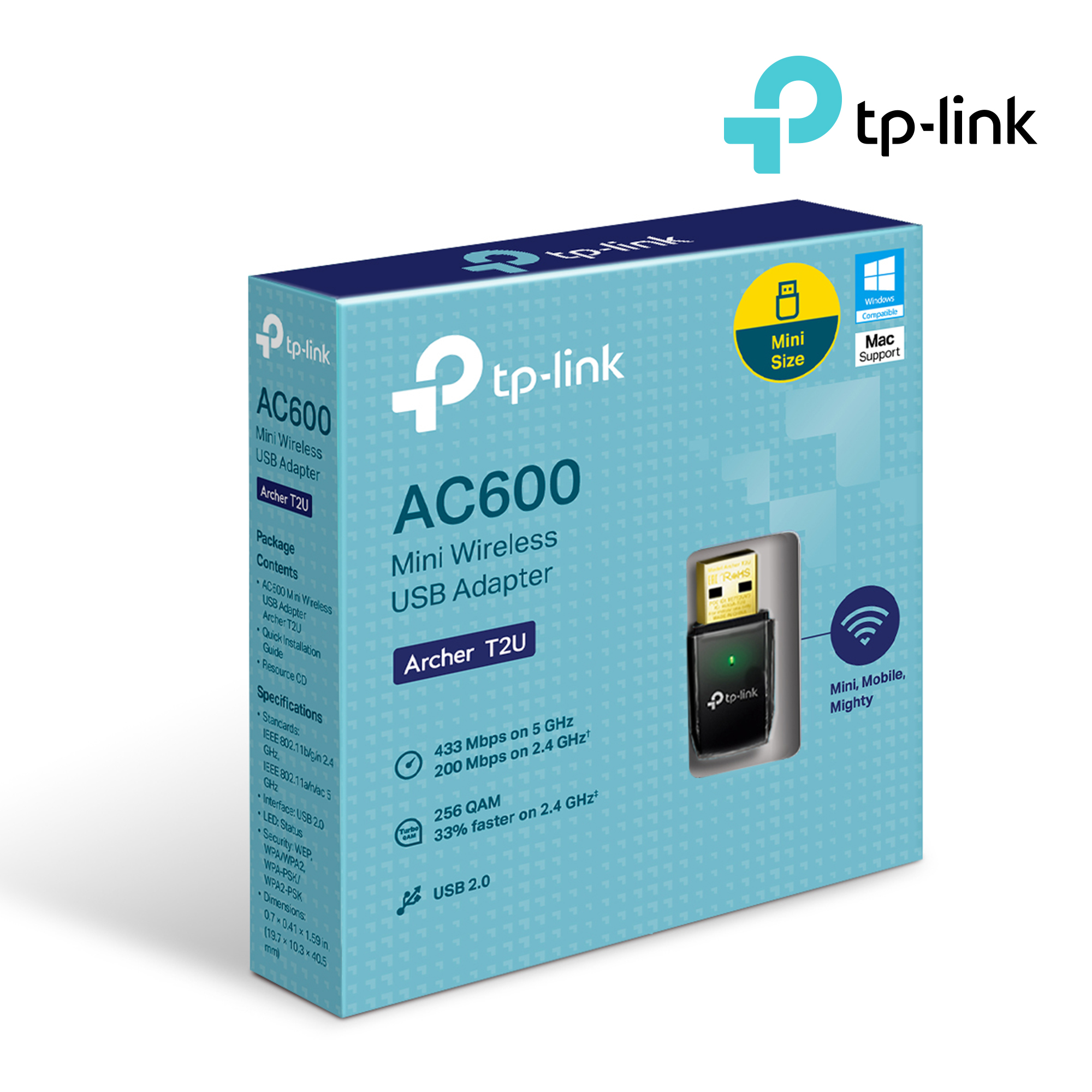 티피링크 AC600 Archer T2U 기가비트 와이파이 데스크탑 USB 무선랜카드 이미지 7