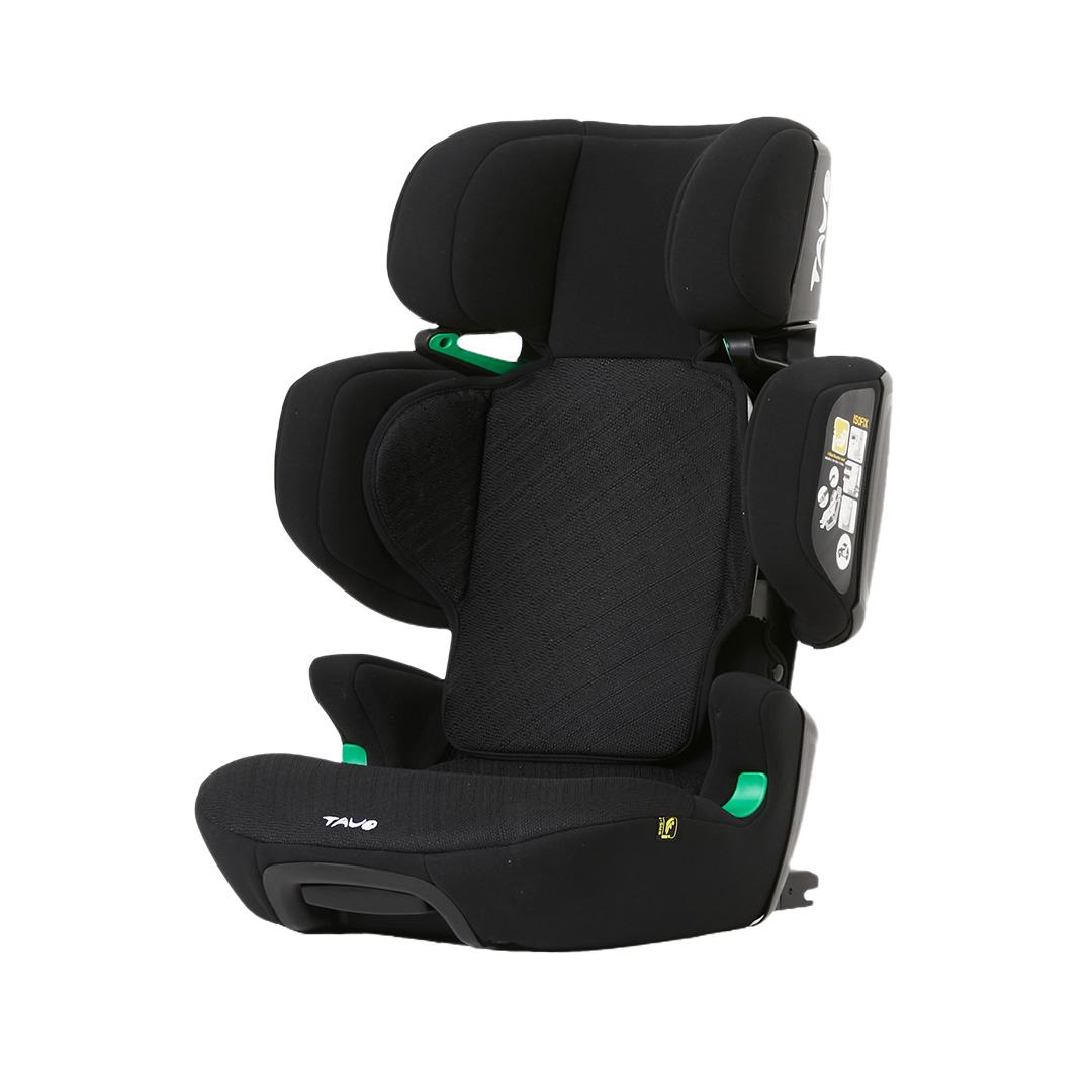 [누비앤타보] TAVO 휴대용카시트 아이컴팩트카시트 i-size 유럽검증 카시트 블랙+보관가방