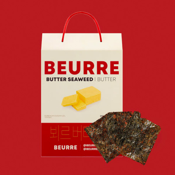 뵈르김 선물형 27입 (타코 버터 명란 트러플 불닭) 맥주안주 명란김 곱창김