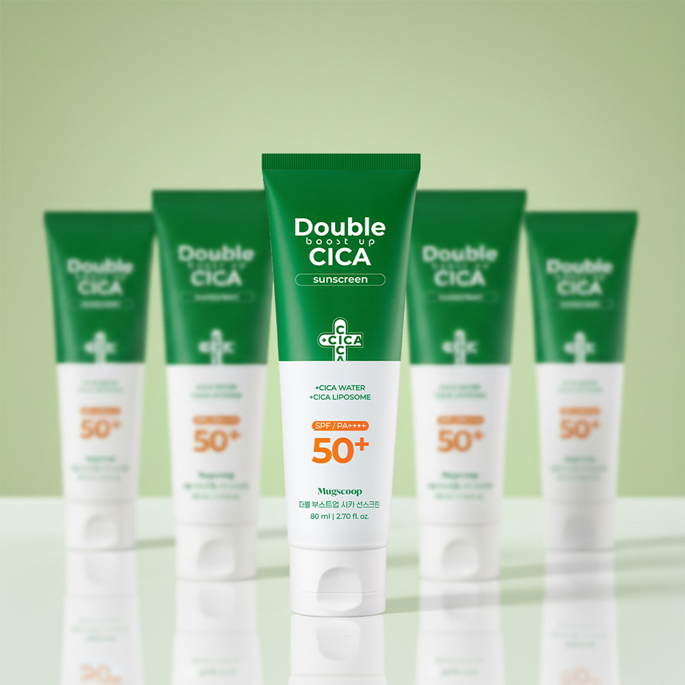 머그스쿱 더블 부스트업 시카 수분 진정 선크림 80ml SPF50+ PA++++ - 상세 이미지 3
